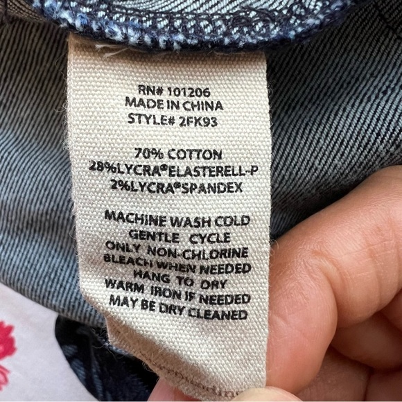 Soft Surroundings Floral Wide Leg Flare Pull on Pants Women's Size L Boho Bell - Picture 13 of 13